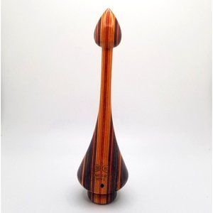 Wooden Decorative Trinket Figurine Stripes Purple Decorative Sage Designs Boho